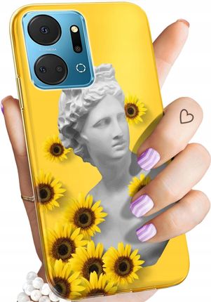 Hello Case Etui Do Huawei Honor X7A Żółte Słoneczne Yellow Obudowa Pokrowiec