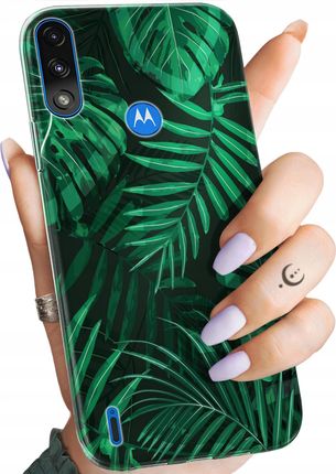 Hello Case Etui Do Motorola Moto E7 Power Liście Liściaste Natura Obudowa