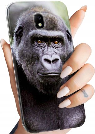 Hello Case Etui Do Samsung Galaxy J3 2017 Małpki Małpa Nosacz Obudowa Pokrowiec