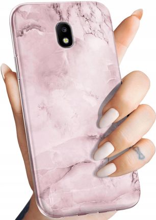 Hello Case Etui Do Samsung Galaxy J3 2017 Różowe Golden Rose Pudrowy Róż Obudowa