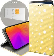 Hello Case Etui Z Klapką Do Alcatel 3 2019 Kropki Grochy Bokeh Dots Futerał