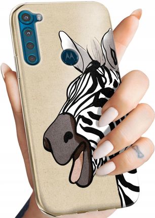 Hello Case Etui Do Motorola One Fusion Plus Zebra Zeberka Paski Obudowa