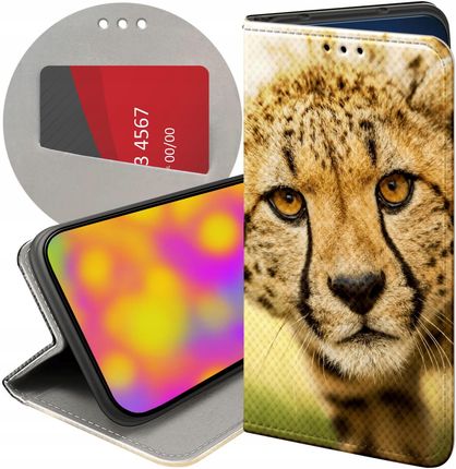 Hello Case Etui Z Klapką Do Samsung Galaxy S24 Plus Gepard Cętki Panterka
