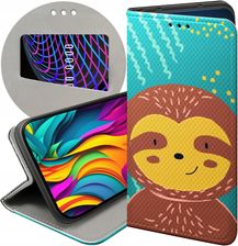 Hello Case Etui Z Klapką Do Google Pixel 8 Leniwiec Śmieszne Wewnętrzne Zwierzę