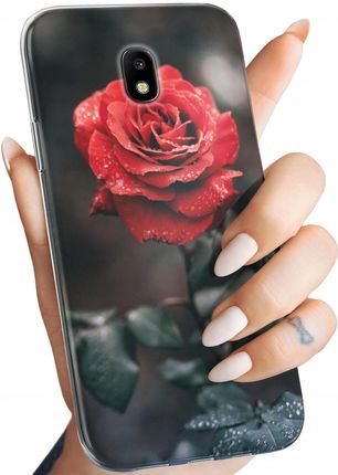 Hello Case Etui Do Samsung Galaxy J3 2017 Róża Z Różą Rose Obudowa Pokrowiec