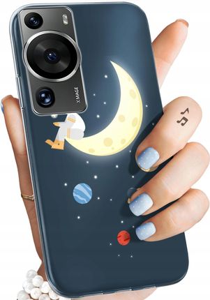 Hello Case Etui Do Huawei P60 Pro Księżyc Gwiazdy Kosmos Planety Obudowa