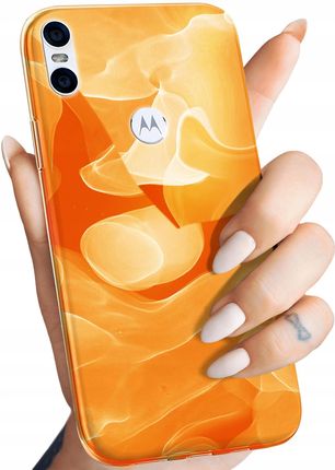 Hello Case Etui Do Motorola One Pomarańczowe Pomarańcze Orange Obudowa Pokrowiec