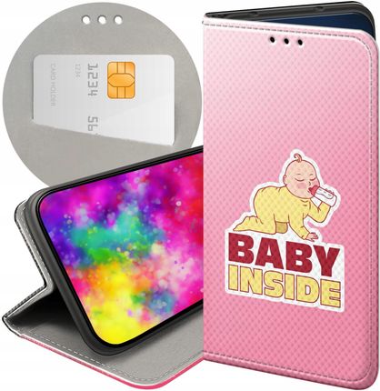 Hello Case Etui Z Klapką Do Xiaomi Redmi 9 Ciążowe Pregnant Baby Shower Futerał