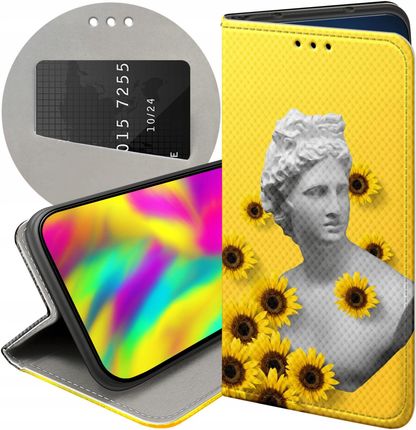 Hello Case Etui Z Klapką Do Nokia 5 4 Żółte Słoneczne Yellow Futerał Pokrowiec