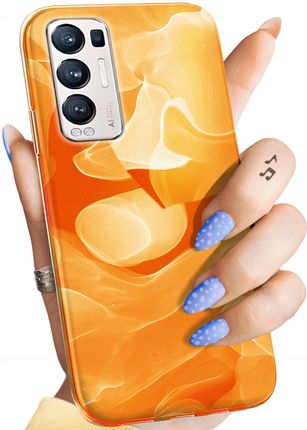 Hello Case Etui Do Oppo Reno 5 Pro Plus 5G Pomarańczowe Pomarańcze Orange