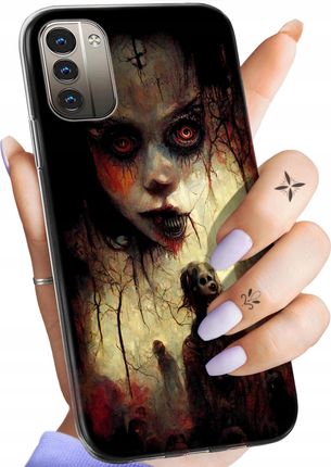 Hello Case Etui Do Nokia G11 4G G21 Halloween Zombie Dynie Czaszki Wampiry
