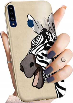 Hello Case Etui Do Samsung Galaxy A20S Zebra Zeberka Paski Obudowa Pokrowiec