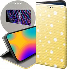 Hello Case Etui Z Klapką Do Nokia G11 G21 Kropki Grochy Bokeh Dots Futerał