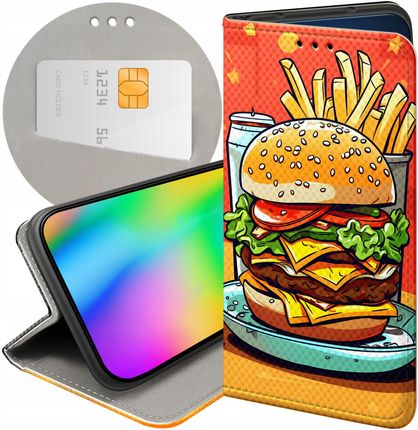 Hello Case Etui Do Huawei Honor X50 5G Hamburger Burgery Fast Food Jedzenie