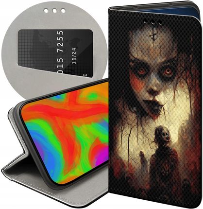 Hello Case Etui Do Samsung Galaxy J3 2017 Halloween Zombie Dynie Czaszki Wampiry