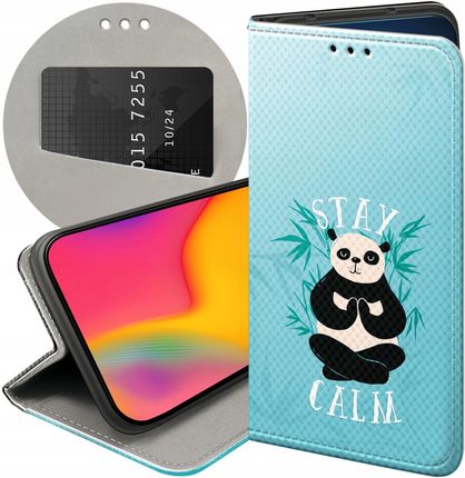 Hello Case Etui Z Klapką Do Sony Xperia 1 Iii Panda Bambus Pandy Futerał