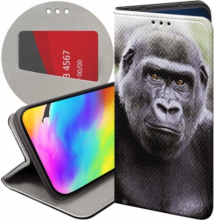 Hello Case Etui Z Klapką Do Xiaomi Redmi 10 Małpki Małpa Nosacz Futerał
