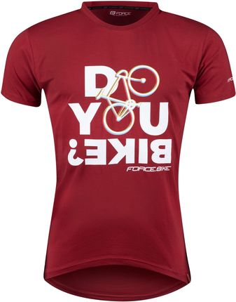 Koszulka Force Bike Czerwona3Xl