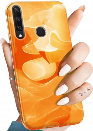 Hello Case Etui Do Huawei Y6P Pomarańczowe Pomarańcze Orange Obudowa Pokrowiec