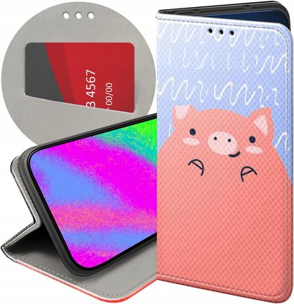 Hello Case Etui Z Klapką Do Samsung Galaxy A8 2018 Świnka Peppa Bajka Futerał