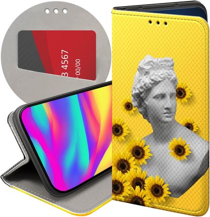 Hello Case Etui Z Klapką Do Realme 9I Oppo A96 4G Żółte Słoneczne Yellow