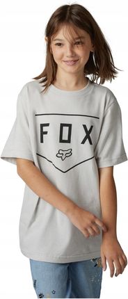 Koszulka Dziecięca Fox Youth Shield Tee Grey Yxl