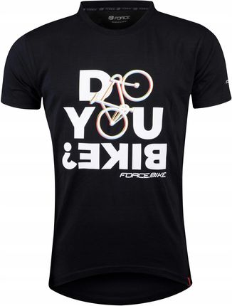 Koszulka Force Bike Czarna 3Xl