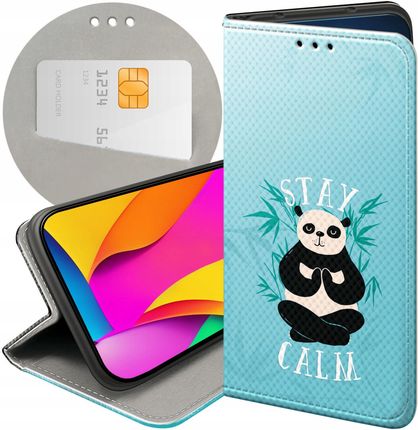 Hello Case Etui Z Klapką Do Samsung Galaxy S5 Neo Panda Bambus Pandy