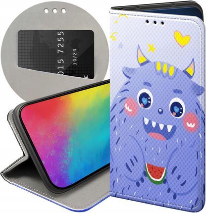 Hello Case Etui Z Klapką Do Samsung Galaxy M52 5G Potwory Potwór Monster Futerał