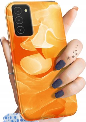 Hello Case Etui Do Samsung Galaxy A03S Pomarańczowe Pomarańcze Orange Obudowa