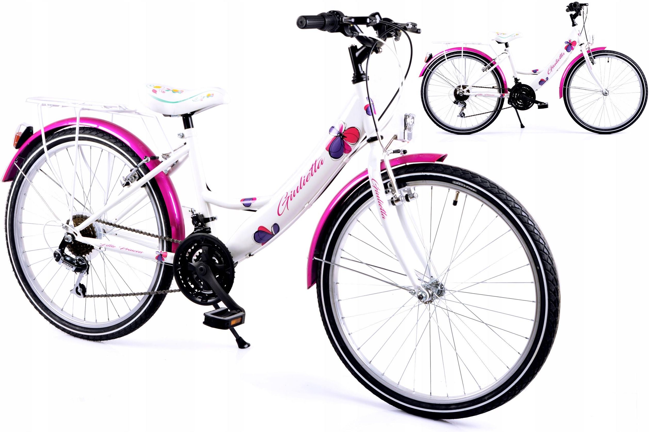 Kands Laguna Giulietta Biały 24 2022 Rowery Cruisery Dziecięce Ceny i opinie Ceneo.pl