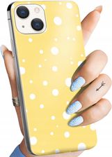 Hello Case Etui Do Iphone 15 Plus Kropki Grochy Bokeh Dots Obudowa Pokrowiec