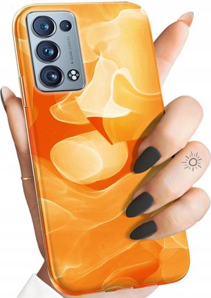 Hello Case Etui Do Oppo Reno 6 Pro Plus 5G Pomarańczowe Pomarańcze Orange