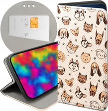 Hello Case Etui Z Klapką Do Iphone 14 Plus Psy Pieski Psiaki Futerał Pokrowiec
