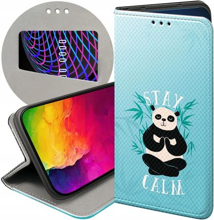 Hello Case Etui Z Klapką Do Samsung Galaxy J7 2017 Panda Bambus Pandy Futerał