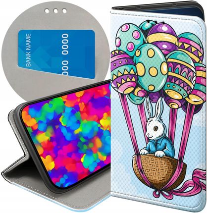 Hello Case Etui Z Klapką Do Samsung Galaxy A10 Wielkanoc Jajko Królik Koszyk