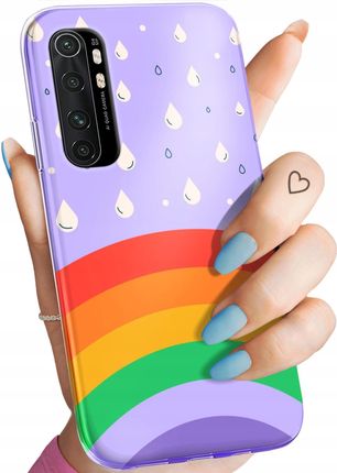 Hello Case Etui Do Xiaomi Mi Note 10 Lite Tęcza Rainbow Obudowa Pokrowiec