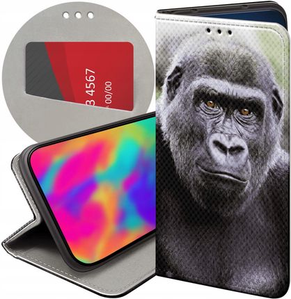 Hello Case Etui Z Klapką Do Xiaomi Redmi 8 Małpki Małpa Nosacz Futerał Pokrowiec
