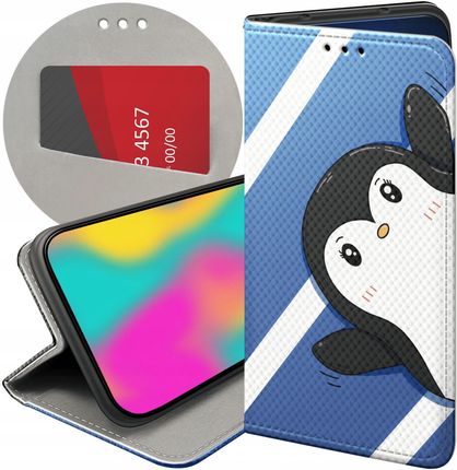 Hello Case Etui Z Klapką Do Samsung Galaxy M52 5G Pingwinek Pingwin Happy Feet