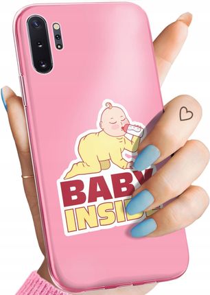 Hello Case Etui Do Samsung Galaxy Note 10 Plus Ciążowe Pregnant Baby Shower