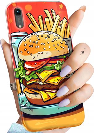 Hello Case Etui Do Huawei Honor 8A Hamburger Burgery Fast Food Jedzenie Obudowa