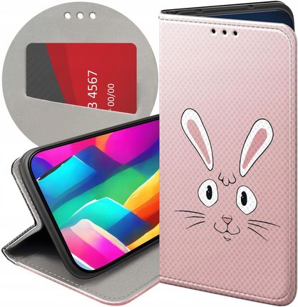 Hello Case Etui Z Klapką Do Samsung Galaxy M52 5G Królik Zając Bunny Futerał