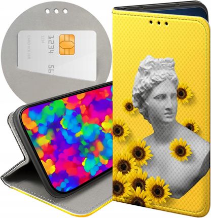 Hello Case Etui Do Huawei Honor X8 5G X6 70 Lite Żółte Słoneczne