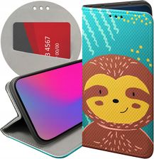 Hello Case Etui Z Klapką Do Lg K10 2017 Leniwiec Śmieszne Wewnętrzne Zwierzę
