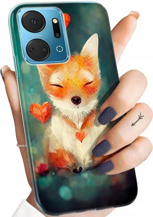 Hello Case Etui Do Huawei Honor X7A Liski Lisy Fox Obudowa Pokrowiec