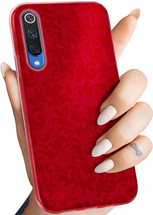 Hello Case Etui Do Xiaomi Mi 9 Czerwone Serca Róże Obudowa Pokrowiec