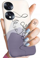 Hello Case Etui Do Honor 70 Continuous Line Art Kreska Linie Obudowa Pokrowiec