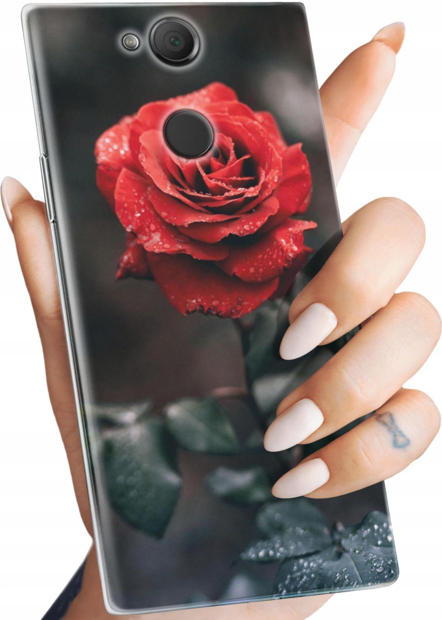 Housse étui Ultra Slim à Motif Fleurs Roses Pour HTC HD2, Xperia X10, Mozart 7, Omnia 7 - Neuf