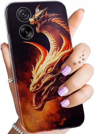 Hello Case Etui Do Xiaomi 13T Smoki Dragon Taniec Smoków Obudowa Pokrowiec