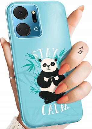 Hello Case Etui Do Huawei Honor X7A Panda Bambus Pandy Obudowa Pokrowiec